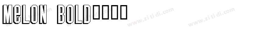 melon bold字体转换